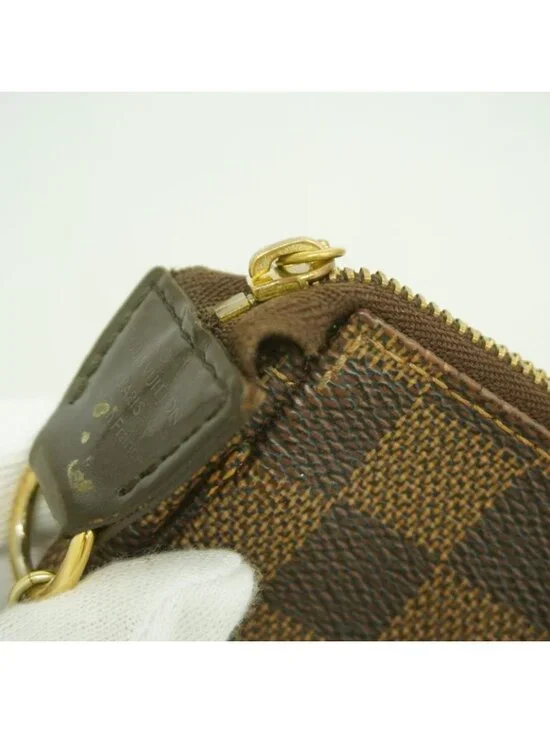 Louis Vuitton Pouch Damier Mini Pochette Accessoire Ebene Evene - Picture 7 of 10